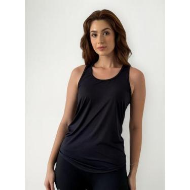 Imagem de Regata Feminina Dry Fit Básica Academia Fitness Treino - caminhada ,co