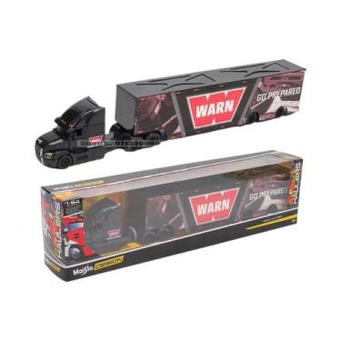 Imagem de Modelo De Trailer De Transporte Maisto MACK Anthem LoneStar up Em Liga