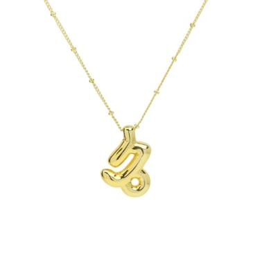 Imagem de 1 colar feminino banhado a prata, fofo, 12 constelações, joia fina, presente para mamãe, 44.5+5CM, Cobre, Sem Pedra Preciosa