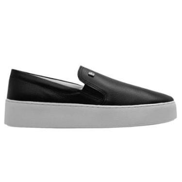 Imagem de Tênis Slip On Feminino Bottero 365201 Couro preto-Feminino