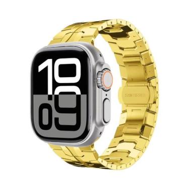 Imagem de Pulseira De Metal Em Aço Inoxidável Para Apple Watch 46 42mm Ultra3 49