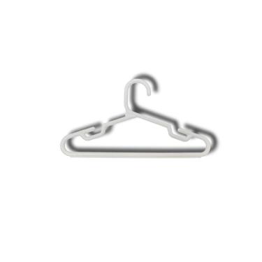 Imagem de Kit Com 25un. Cabide Infantil Pp Branco