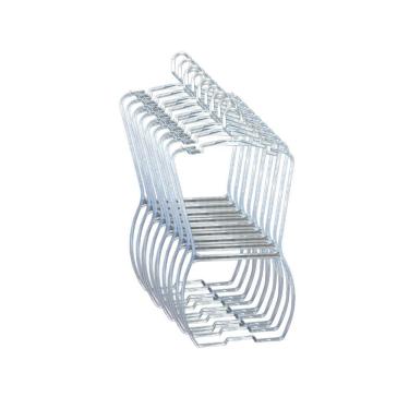 Imagem de Kit 100un. Cabide Silhueta Adulto Em Ps Cristal