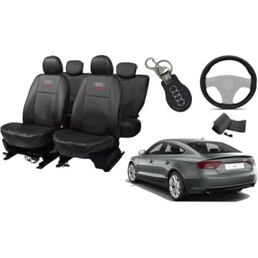 Imagem de Capa de couro para o banco audi A5 2007-2015 proteção impermeável
