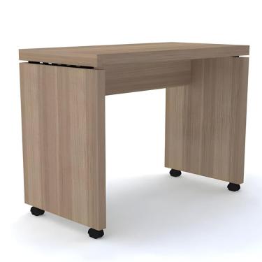 Imagem de Mesa Aparador 82X90x50 Pe50 Naturale Detalhe Preto - Pandin