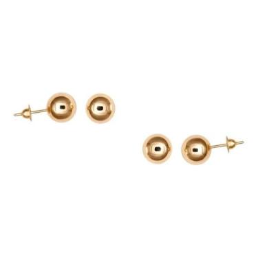 Imagem de Brinco Ouro 18k 750 Bola 6mm - Zello