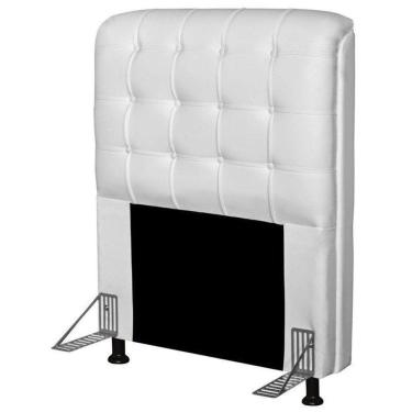 Imagem de Cabeceira Dama 1,00 Cm Cama Box Solteiro Corino Gelo