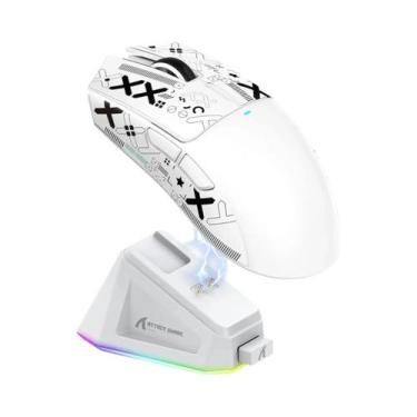 Imagem de Mouse Gamer Attack Shark X11 Tri-mode Com Dock Magnético Recarregável 