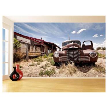 Imagem de Papel De Parede 3D Carro Antigo Clássico Vintage 3,5M Cxr34 - Você Dec