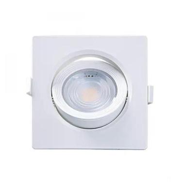 Imagem de Spot Led De Embutir Quadrado Branco Frio 6500K 7W Taschibra