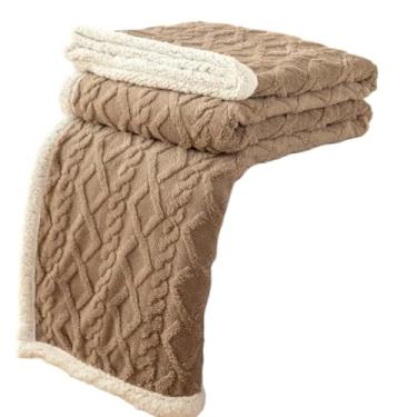 Imagem de Cobertor Manta Sherpa Grossa 2,10 X 1,90 Mt Varias Estampas (Marrom)