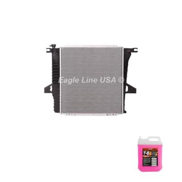 Imagem de Kit Radiador Ford Ranger 2.5 98/04 2.8 Max E Aditivo Radiadornaq Rosa 5 Litros