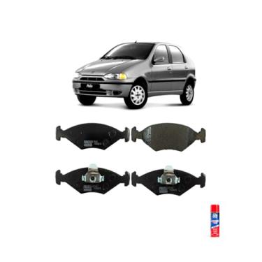 Imagem de Kit Pastilha Freio Palio Siena 1.0 1.4 ELX 2009 + CAR80 Anti Chio 300ml