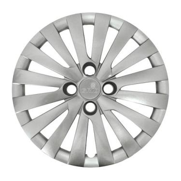 Imagem de Calota 117ca-pta aro 14 prata cubo alto - unidade - GRID PRATA