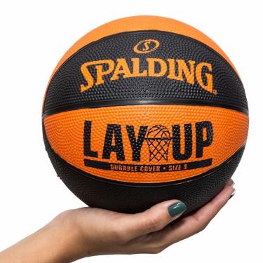 Imagem de Mini Bola De Basquete Spalding Lay-Up - e Preto-Unissex