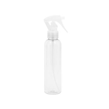 Imagem de Kit 10 Frascos Pet 240ml Cilíndrico com Válvula Gatilho Natural - Emba