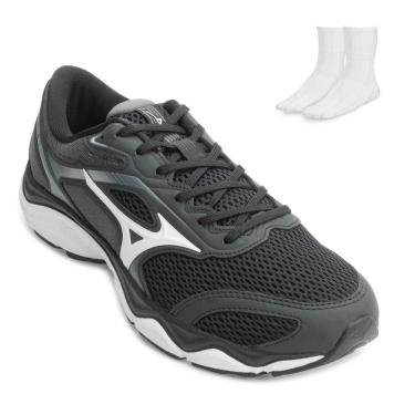 Imagem de Tênis Mizuno Wave Hawk 5 e Meia MZ24