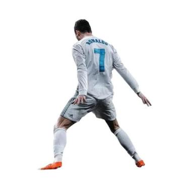 Imagem de Pôster De Retrato De Jogador De Futebol Moderno Impressão Em Tela Pint