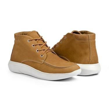 Imagem de Bota Oslo San Martin para Neve em Couro Forrada com Lã e Impermeável Masculina-Masculino
