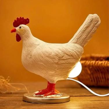 Imagem de Sanpyl Lâmpada de Ovo de Galinha Luz Noturna Engraçada, Lâmpada de Mesa de Luz Quente Suave Led para Cabeceira do Quarto