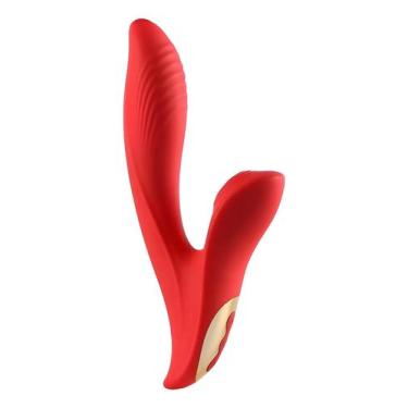 Imagem de Massageador Sex Shop Pessoal Feminino Duplo com Movimentos de Dedilhar