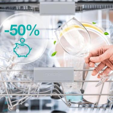 Imagem de Lava Louças De Embutir Gorenje GV693C60UVBR 16 Serviços Wi-Fi Inox 60cm Sem Revestimento 220V