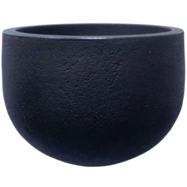 Imagem de Vaso Redondo Rústico Com 33cm Grafite - Jvrrg33 - Japi