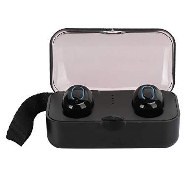 Imagem de KIMISS TI8S Wireless E Aprimora - Mini Fones de Ouvido Esportivos Portáteis Com Caixa de Carregamento, IPX5 à Prova d'água, Design Ergonômico E Alcance de 10 M (Preto)