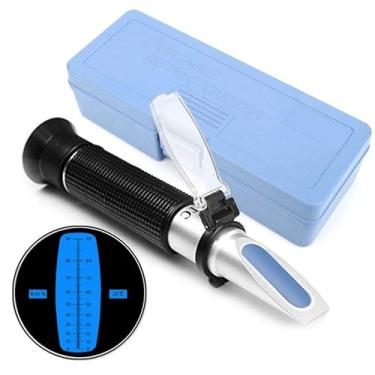 Imagem de 0-90% brix refratômetro portátil teor de açúcar suco de frutas líquidos testador precisão instrumento brix