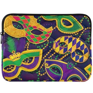 Imagem de Capa para laptop com máscara de carnaval para MacBook Pro de 14 polegadas, acessórios de computador, capa para notebook, universal, 13-14 polegadas