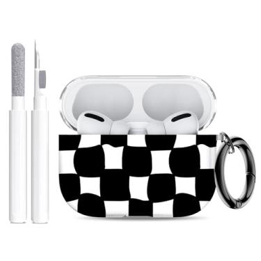 Imagem de Capa para AirPods Pro 3 (2025) com kit de limpeza, linda capa de silicone macio compatível com AirPods Pro 3ª geração com chaveiro para mulheres e homens com chaveiro para capa Airpod Pro (2025