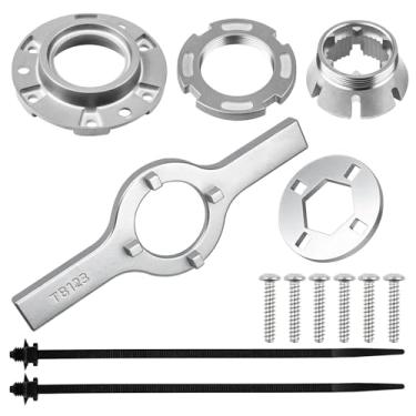 Imagem de Kit de cubo de arruela W10324651 atualizado com chave inglesa TB123A, para máquina de lavar Whirlpool Kenmore Maytag W10528947 W10396887 W10291415 PS2581262, cubo de montagem de metal