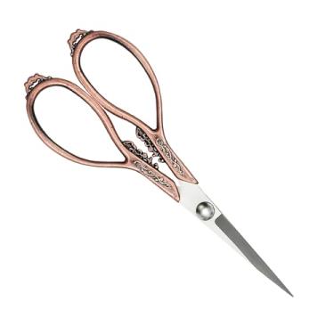 Imagem de Tesoura de bordado de aço inoxidável, lâmina afiada, multiuso, escritório, casa, escola, tecido de costura, material de artesanato