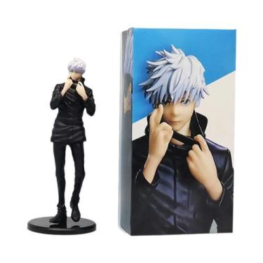 Imagem de Figuras De Ação Kawaii Jujutsu Kaisen Gojo Itadori Yuji Em PVC Modelo 