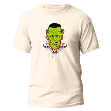 Imagem de Camiseta Básica Algodão Premium Estampa Digital Frankinstain - Pavesi,