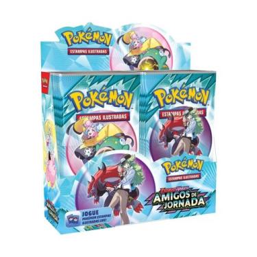 Imagem de Pokémon Box com 36 Booster Escarlate e Violeta Amigos de Jornada TCG G