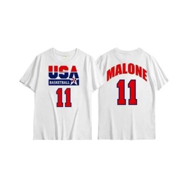 Imagem de Camiseta Masculina Oversize Vintage Dream Team 1992 Basquete Casual Al