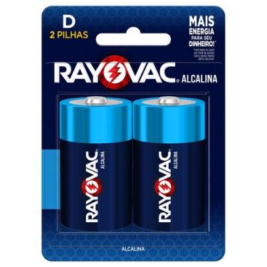 Imagem de Pilha Alcalina Rayovac D - Grande - 2 Pilhas