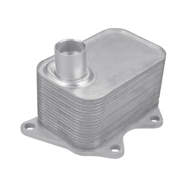 Imagem de JDMON Resfriador de óleo do motor de substituição para Audi A3, A4, A5, A6 VW Golf, Jetta, Passat compatível com 06J117021D, 06J117070C, 06J117021Q