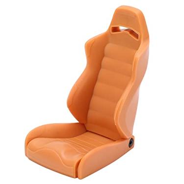 Imagem de Assento de condução RC Simulação de plástico Assentos de carro com controle remoto Acessório giratório realista para Traxxas AXIAL HSP Redcat Tamiya HPI Veículos de esteira (Marrom)