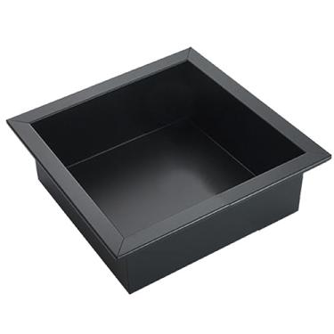 Imagem de Nicho de chuveiro de aço inoxidável embutido preto - organizador de armazenamento à prova d'água para banheiro, quarto molhado, sala de estar; prateleiras elegantes de xampu e sabonete, solução para