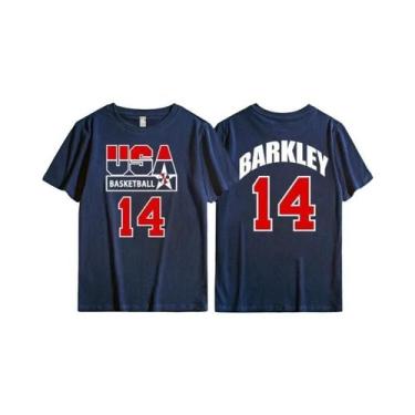 Imagem de Camiseta Masculina Retrô Esportiva Casual Para Treino De Basquete, Sec