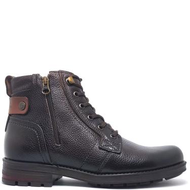 Imagem de Bota Masculina Pegada Casual Couro Marrom Escuro 181314-02