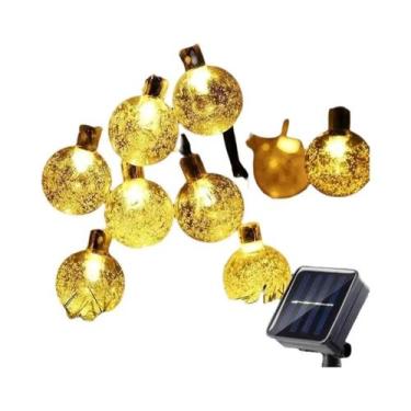 Imagem de Luz Solar De Cordão Para Exterior 5 7 12m LED Com Globos De Cristal Pa