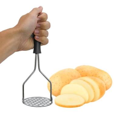 Imagem de Amassador de Aço Inox para Batatas e Legumes - Cabo Resistente - Unive