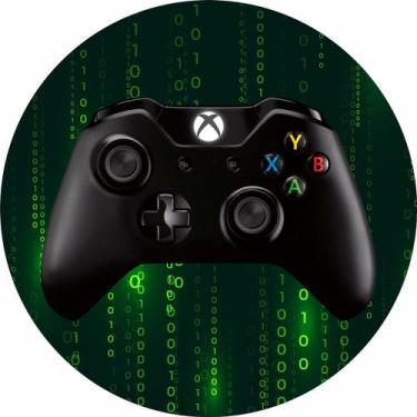 Imagem de Painel Festa Redondo Playstation Gamer 3d 1,50 Dia.mod 2 - Fantasia Br