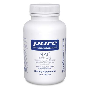 Imagem de Suplemento De Encapsulamentos Puros Nac 600Mg De N-Acetilcisteína-Unissex