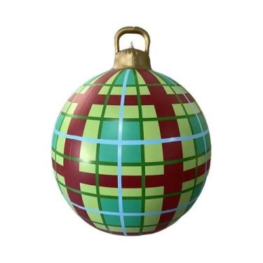 Imagem de Bola Inflável de Natal Gigante (60cm) - Decoração para Árvore de Natal