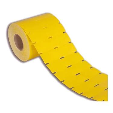 Imagem de Etiqueta Gôndola 105x30mm Térmica Amarela - Rolo C/ 1000 Cor - Congrat