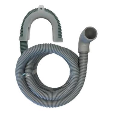 Imagem de Mangueira Saída Água Máquina Lavar 3m Metros Com Suporte - Congratulat